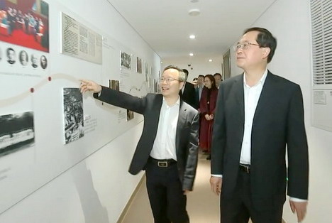 車俊走訪省委會機關